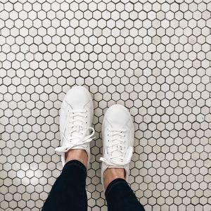 Madewell Sidewalk Low Top Sneaker - 7.5 - Leather